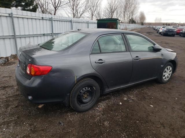 2T1BU40EX9C190165 - 2009 TOYOTA COROLLA BASE GRAY photo 3