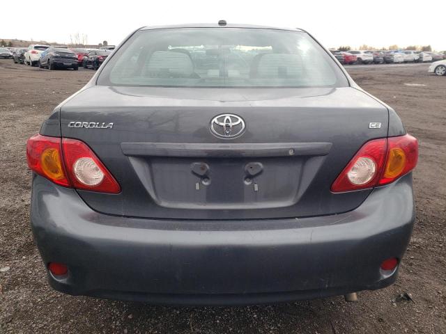 2T1BU40EX9C190165 - 2009 TOYOTA COROLLA BASE GRAY photo 6