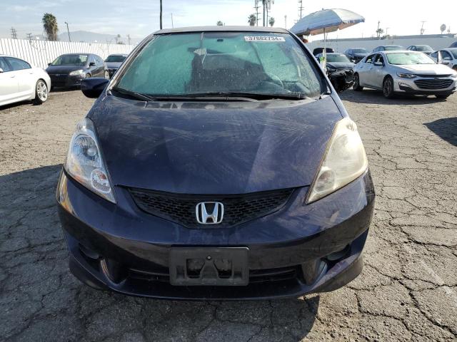 JHMGE8H62AS008158 - 2010 HONDA FIT SPORT BLUE photo 5