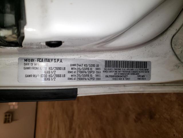 ZFBHRFBB9K6M25827 - 2019 RAM PROMASTER SLT Білий фото 13