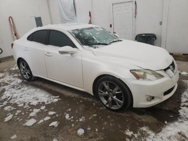 JTHBK262495102827 - 2009 LEXUS IS 250 WHITE photo 4