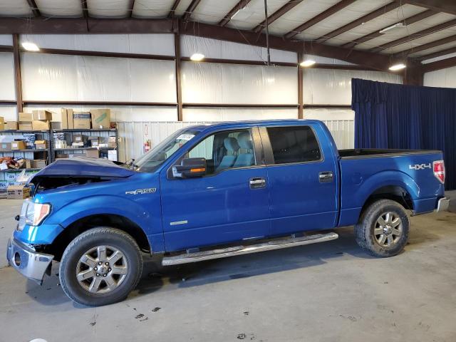 1FTFW1ET0DKF34921 - 2013 FORD F150 SUPERCREW BLUE photo 1