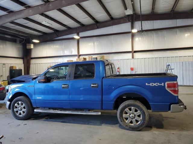 1FTFW1ET0DKF34921 - 2013 FORD F150 SUPERCREW BLUE photo 2