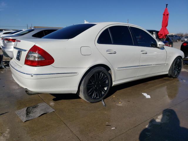 WDBUF56X78B250772 - 2008 MERCEDES-BENZ E 350 WHITE photo 3