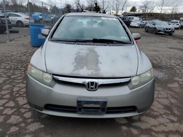 2HGFA16546H508509 - 2006 HONDA CIVIC LX GRAY photo 5