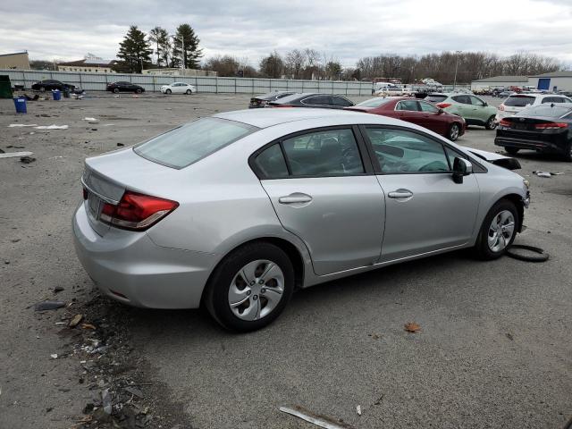 2HGFB2F57EH506271 - 2014 HONDA CIVIC LX SILVER photo 3