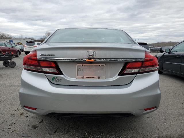 2HGFB2F57EH506271 - 2014 HONDA CIVIC LX SILVER photo 6