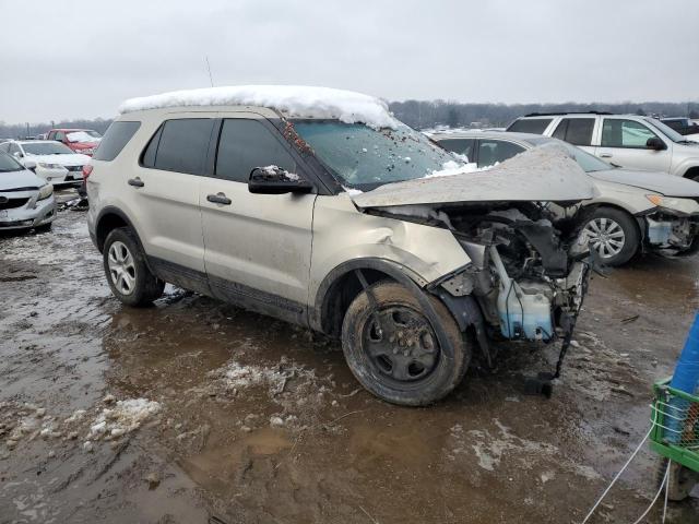 1FM5K8AR5GGB07537 - 2016 FORD EXPLORER POLICE INTERCEPTOR BEIGE photo 4