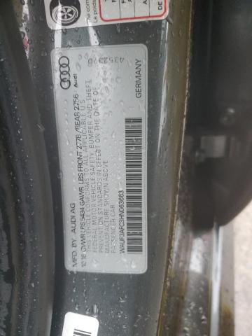 WAUF3AFC3HN063663 - 2017 AUDI A6 COMPETITION PRESTIGE GRAY photo 12