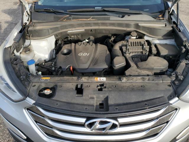 5XYZU3LB0GG341638 - 2016 HYUNDAI SANTA FE S SILVER photo 12