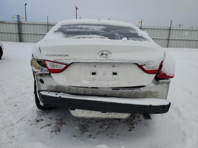 5NPEB4AC2CH331816 - 2012 HYUNDAI SONATA GLS WHITE photo 6