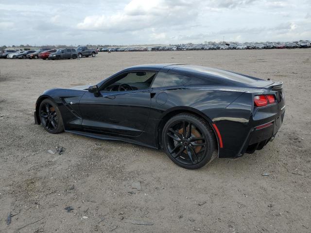 1G1YB2D79K5115212 - 2019 CHEVROLET CORVETTE STINGRAY 1LT BLACK photo 2