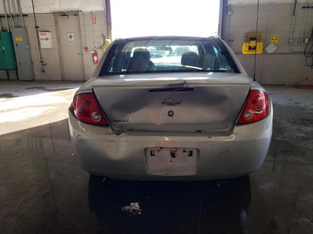 1G1AL55F277108393 - 2007 CHEVROLET COBALT LT SILVER photo 6