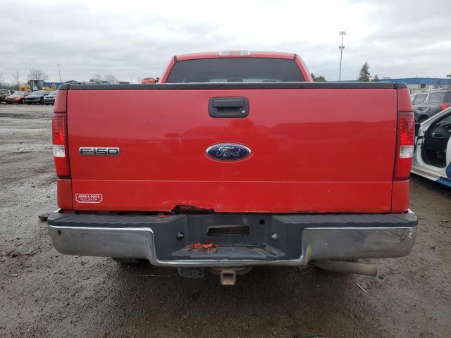 1FTRX14WX8FB15771 - 2008 FORD F150 RED photo 6