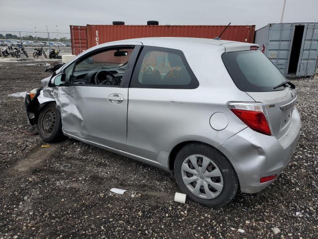 JTDJTUD30CD503788 - 2012 TOYOTA YARIS SILVER photo 2