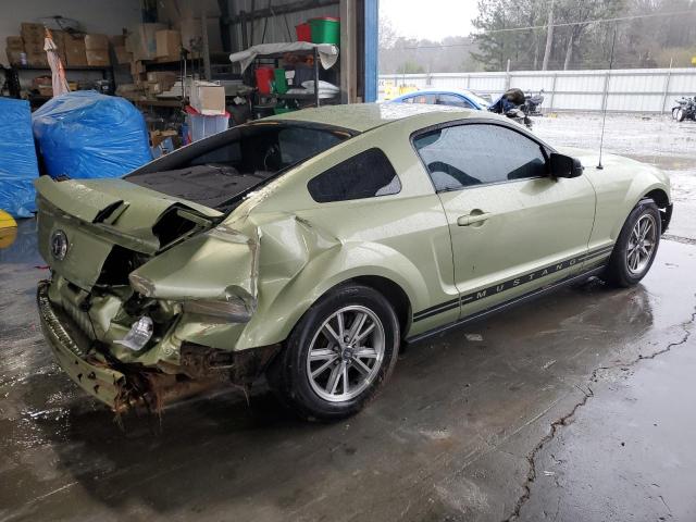 1ZVFT80N255104508 - 2005 FORD MUSTANG GREEN photo 3