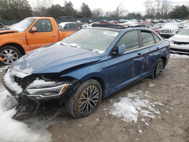 3VWC57BU5KM100986 - 2019 VOLKSWAGEN JETTA S BLUE photo 1