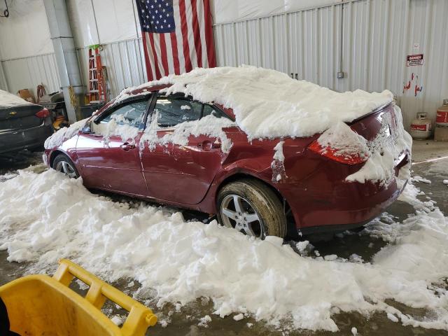 1G2ZG57N084182535 - 2008 PONTIAC G6 BASE RED photo 2