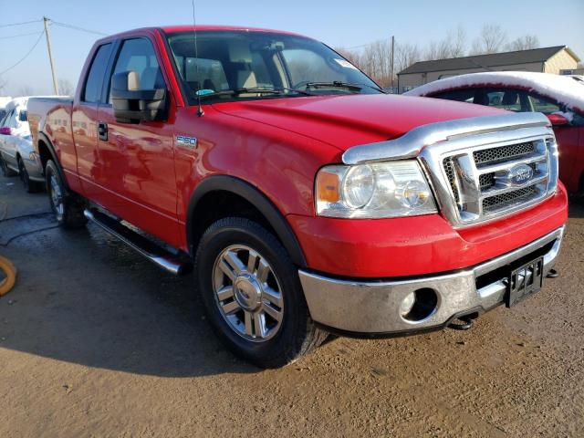 1FTPX14V88FA55715 - 2008 FORD F150 RED photo 4