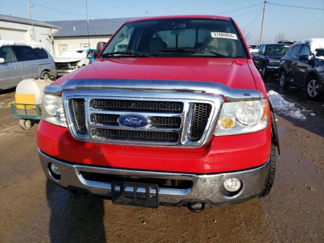 1FTPX14V88FA55715 - 2008 FORD F150 RED photo 5