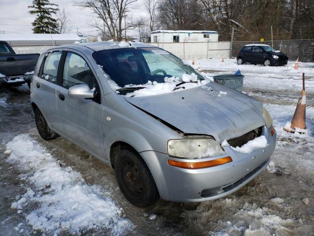KL1TD66647B744397 - 2007 CHEVROLET AVEO BASE SILVER photo 4