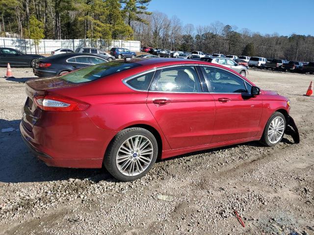 3FA6P0HD8ER239516 - 2014 FORD FUSION SE RED photo 3