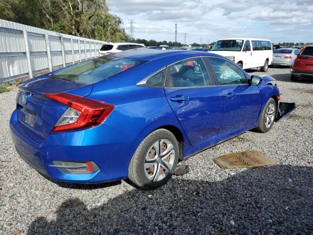 19XFC2F56GE096394 - 2016 HONDA CIVIC LX BLUE photo 3