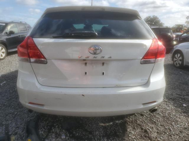 4T3BK3BB8BU052462 - 2011 TOYOTA VENZA WHITE photo 6