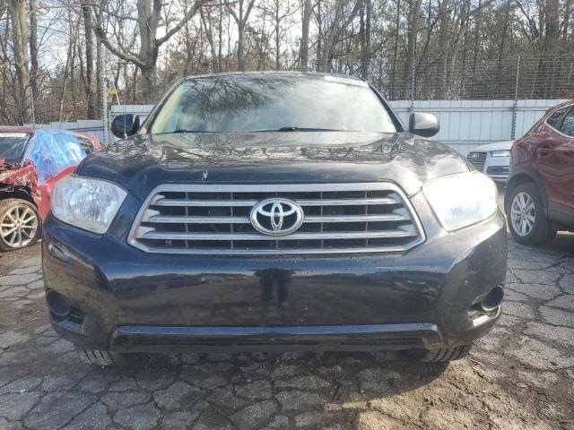 5TDZK3EH7AS001260 - 2010 TOYOTA HIGHLANDER BLACK photo 5