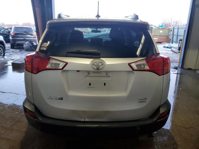 2T3RFREV1FW398077 - 2015 TOYOTA RAV4 XLE SILVER photo 6