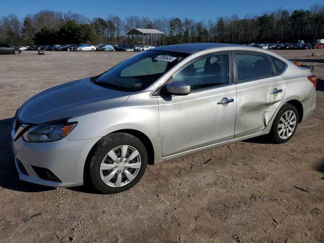 3N1AB7AP9HY355367 - 2017 NISSAN SENTRA S SILVER photo 1