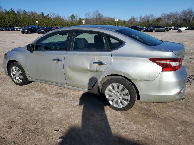 3N1AB7AP9HY355367 - 2017 NISSAN SENTRA S SILVER photo 2