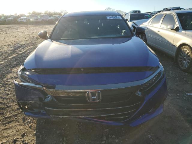 1HGCV1F35MA041067 - 2021 HONDA ACCORD SPORT BLUE photo 5