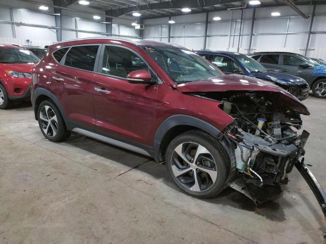 KM8J3CA20HU304975 - 2017 HYUNDAI TUCSON LIMITED BURGUNDY photo 4