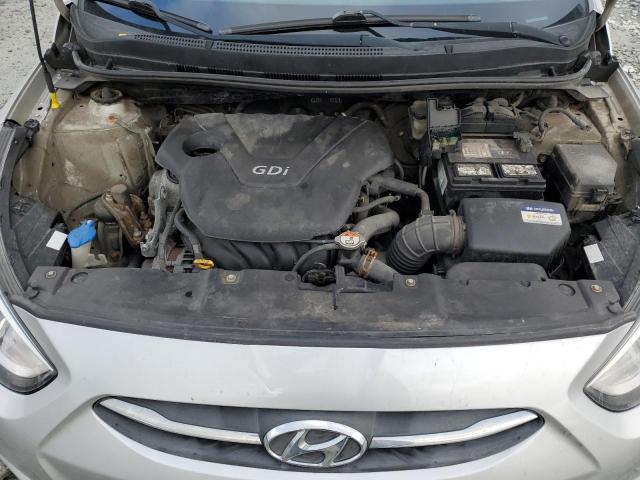 KMHCT5AE9GU264473 - 2016 HYUNDAI ACCENT SE SILVER photo 11