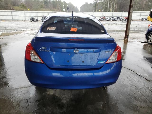 3N1CN7AP7EL802934 - 2014 NISSAN VERSA S BLUE photo 6