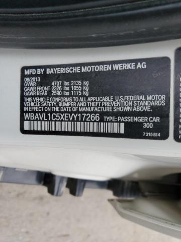 WBAVL1C5XEVY17266 - 2014 BMW X1 XDRIVE28I WHITE photo 13