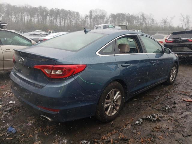 5NPE24AF5GH315092 - 2016 HYUNDAI SONATA SE BLUE photo 3