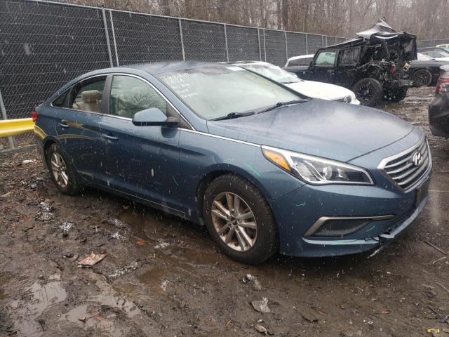 5NPE24AF5GH315092 - 2016 HYUNDAI SONATA SE BLUE photo 4