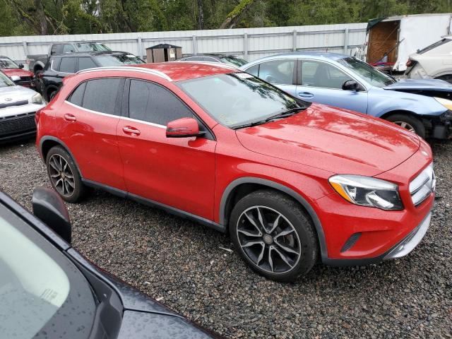 WDCTG4EB1GJ215508 - 2016 MERCEDES-BENZ GLA 250 RED photo 4