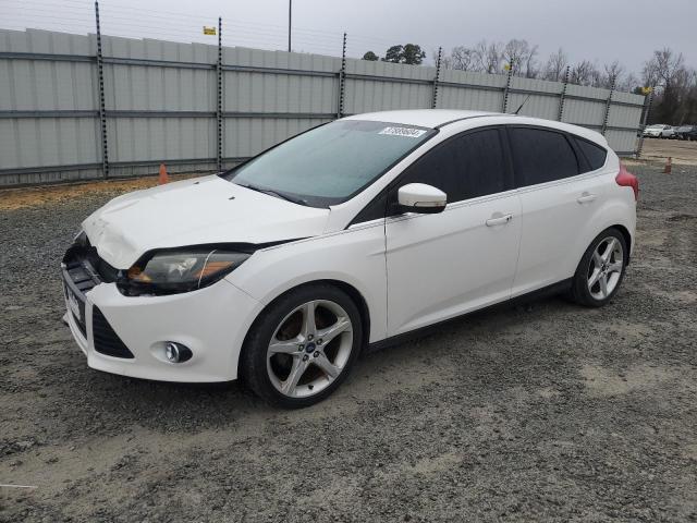 1FADP3N25EL159410 - 2014 FORD FOCUS TITANIUM WHITE photo 1