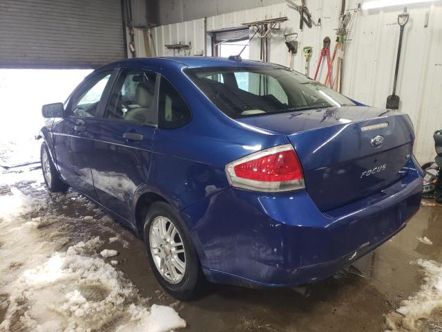 1FAHP35N68W147572 - 2008 FORD FOCUS SE BLUE photo 2