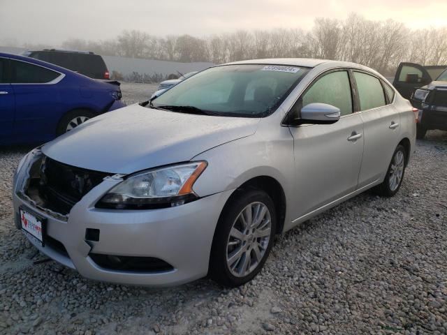 3N1AB7APXEY258626 - 2014 NISSAN SENTRA S SILVER photo 1