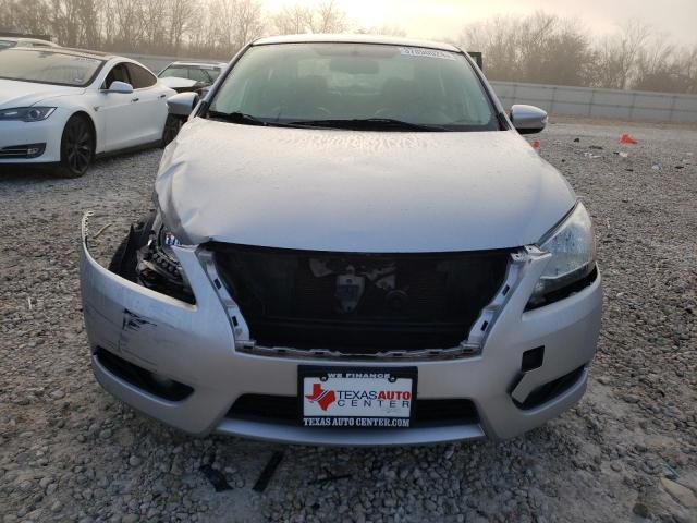 3N1AB7APXEY258626 - 2014 NISSAN SENTRA S SILVER photo 5