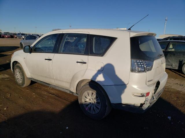 JA4MS31X67Z003378 - 2007 MITSUBISHI OUTLANDER ES WHITE photo 2