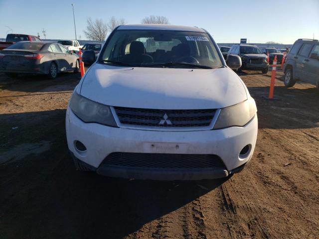 JA4MS31X67Z003378 - 2007 MITSUBISHI OUTLANDER ES WHITE photo 5