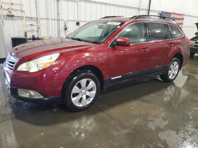 4S4BRBGC2B3355503 - 2011 SUBARU OUTBACK 2.5I PREMIUM RED photo 1