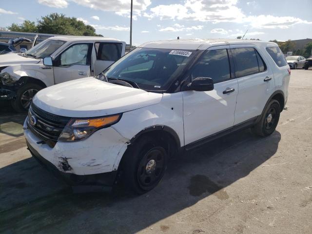 1FM5K8AR9EGA55178 - 2014 FORD EXPLORER POLICE INTERCEPTOR WHITE photo 1