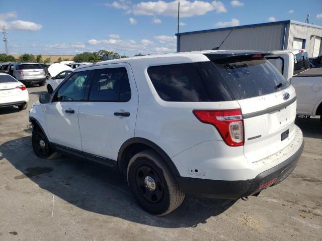 1FM5K8AR9EGA55178 - 2014 FORD EXPLORER POLICE INTERCEPTOR WHITE photo 2