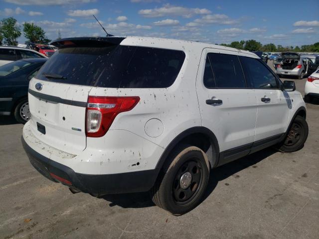 1FM5K8AR9EGA55178 - 2014 FORD EXPLORER POLICE INTERCEPTOR WHITE photo 3